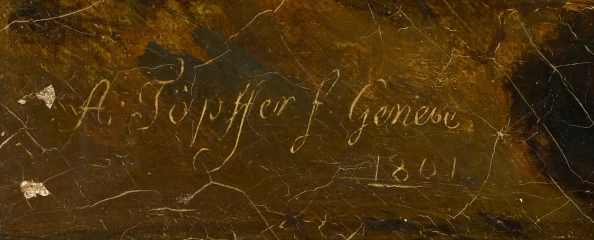 Signature — Adam Töpffer · bas gauche