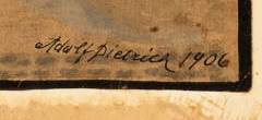 Firma 9 — Adolf Dietrich · In basso a destra sull’opera