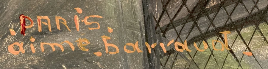 Signature 2 — Aimé Barraud · En bas à gauche