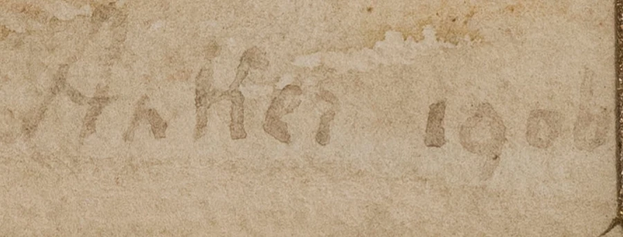 Signature 3 — Albert Anker · En bas à droite