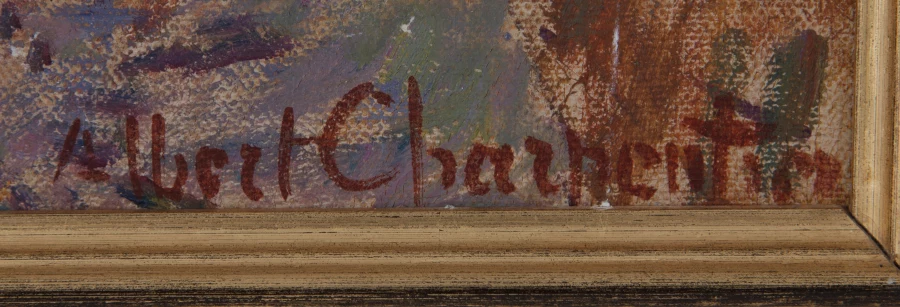 Signature 3 — Albert Charpentier · En bas à droite de la toile.