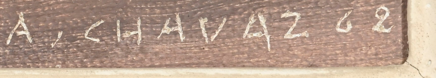 Signature 3 — Albert Chavaz · En bas à droite de la peinture