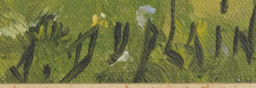 Signature 3 — Albert Duplain · En bas à droite de la toile