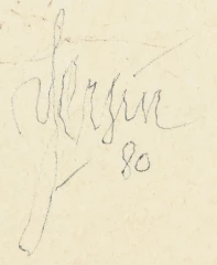 Signature 1 — Albert-Edgar Yersin
