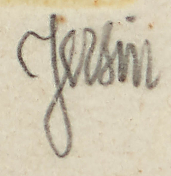 Signature 4 — Albert-Edgar Yersin · En bas à droite de la feuille, sous l’image imprimée.