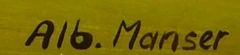 Signature — Albert Manser