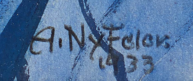 Signature 4 — Albert Nyfeler · En bas à droite
