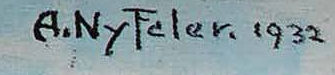 Signature 7 — Albert Nyfeler · En bas à droite