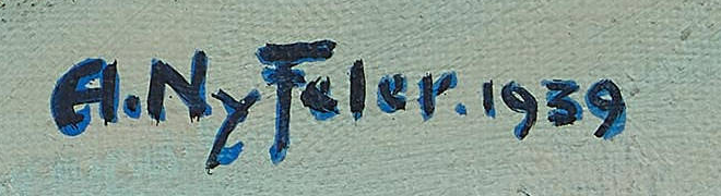 Signature 5 — Albert Nyfeler · En bas à droite