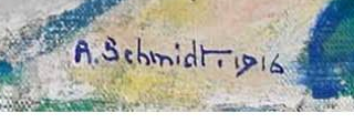 Signature 2 — Albert Schmidt · Lower right