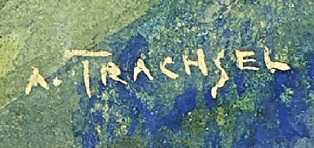 Signature 7 — Albert Trachsel · en bas à gauche