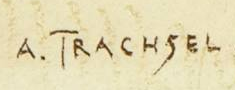 Signature 4 — Albert Trachsel · En bas à gauche