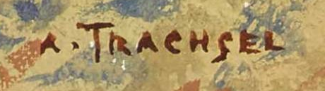 Signature 8 — Albert Trachsel · En bas à droite