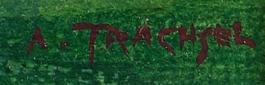 Signature 9 — Albert Trachsel · En bas à droite