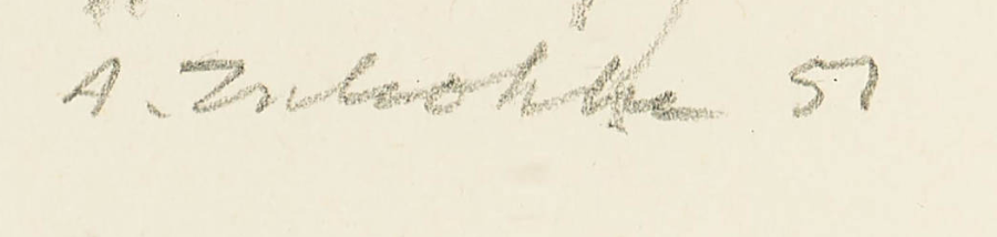 Firma — Alexander Zschokke · In basso a destra