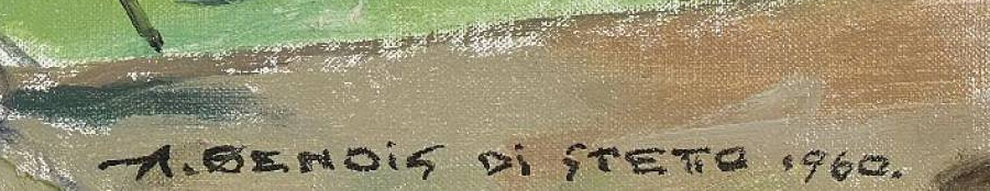 Signature 1 — Alexandre Benois di Stetto · En bas à droite