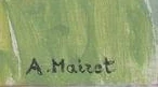 Signature — Alexandre Mairet · En bas à droite de la toile.