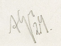 Signature — Alfons Grimm · Lower right