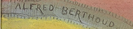 Signature 1 — Alfred-Henri Berthoud · En bas à gauche