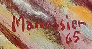 Signature 3 — Alfred Manessier · En bas à droite