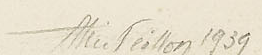 Firma — Alice Peillon · In basso a destra
