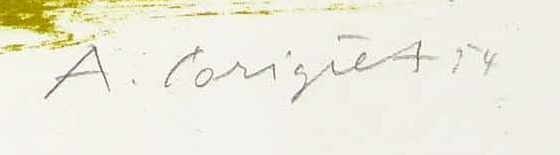 Signature 10 — Alois Carigiet · At the lower right, in the bottom margin.