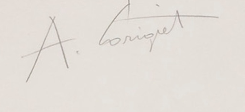 Signature 3 — Alois Carigiet · Lower left, below the image