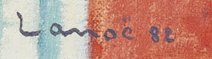 Signature 8 — Alphonse Lanoë · En bas à droite