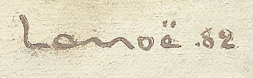 Signature 2 — Alphonse Lanoë · En bas à droite