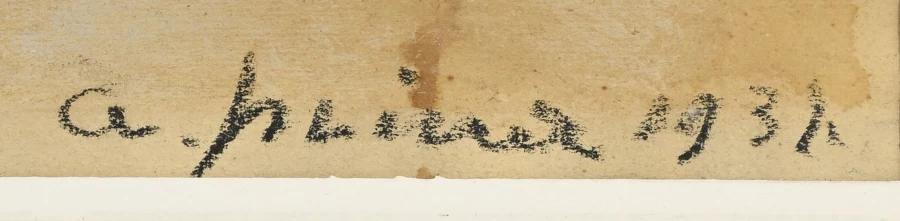 Signature 2 — André Julien Prina · En bas à droite de l’œuvre.