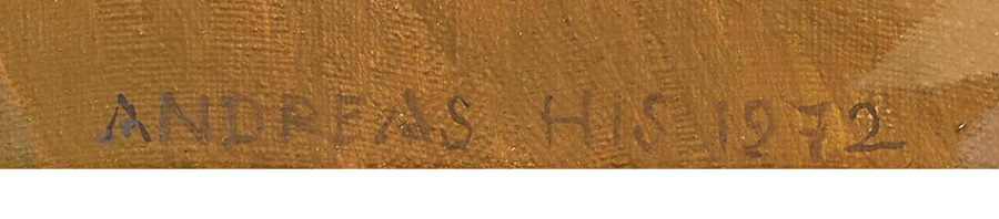 Signature 5 — Andreas His · Lower right