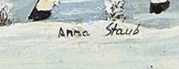 Signature 2 — Anna Staub · en bas à droite