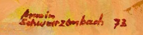 Signature 5 — Armin Schwarzenbach · En bas à droite