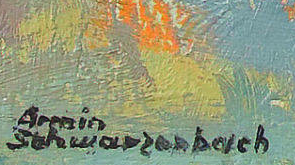 Signature 3 — Armin Schwarzenbach · En bas à gauche
