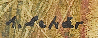 Signature — Arnold Schär · En bas à droite