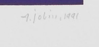 Signature — Arthur Jobin · At the lower right, in the white margin below the printed image.
