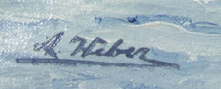 Signature 2 — August Weber · En bas à gauche