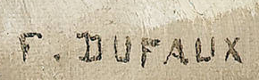 Firma — Auguste Frédéric Dufaux · In basso a sinistra