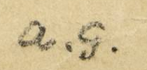 Monogram 3 — Augusto Giacometti · Lower right
