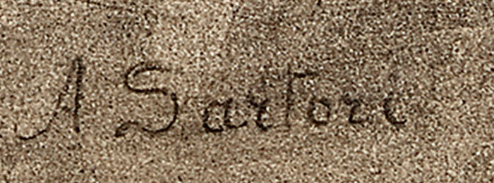 Signatur 1 — Augusto Sartori · Unten rechts