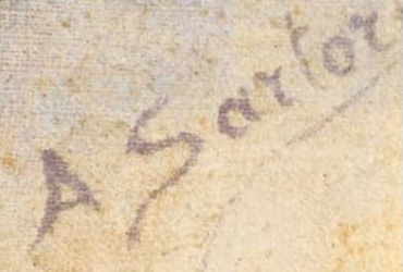 Signatur 2 — Augusto Sartori · Unten rechts