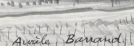 Signature 6 — Aurèle Barraud · En bas à droite