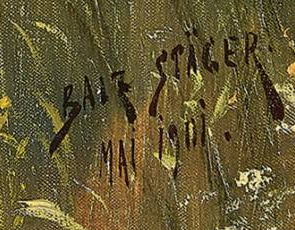 Signature 5 — Balz Stäger · Lower right