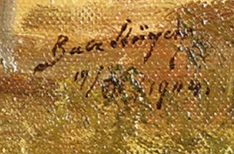Signature 4 — Balz Stäger · Lower right