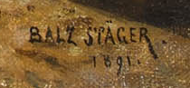 Signature 1 — Balz Stäger · Lower right
