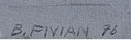 Signature — Bendicht Fivian · En bas à droite
