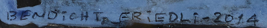 Firma 2 — Bendicht Friedli · In basso a sinistra