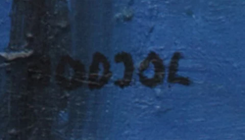 Signature 2 — Bodjol · En bas à droite de la toile.