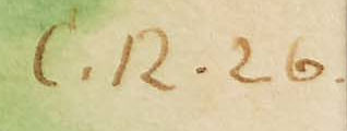 Monogramma 9 — Carl Roesch · In basso a destra