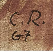 Monogramma 4 — Carl Roesch · In basso a destra